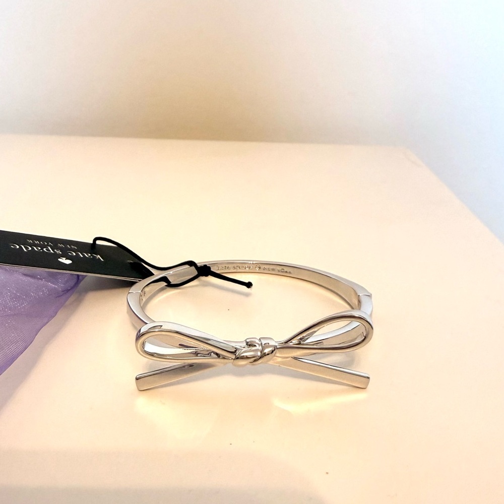 Kate Spade Silver Bow Bangle